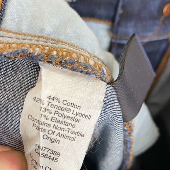 Madewell 9” High Rise Skinny Crop Blue Size 25 - Picture 7 of 8